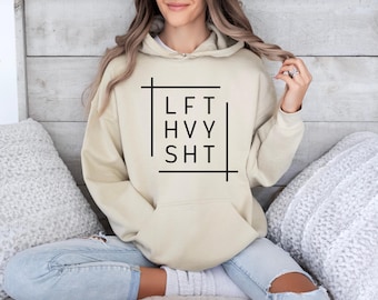 Sudadera con capucha Lift Heavy Sht Fitness, Sudadera con capucha para gimnasio, Sudadera con capucha para entrenamiento, Sudadera con capucha para levantamiento de pesas, Sudadera con capucha para entrenamiento muscular
