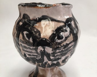 3 Critters pinch pot