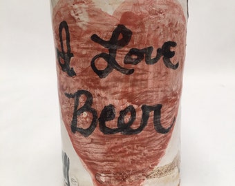 I love beer antique beer can