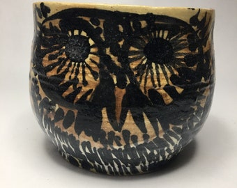 Magenta owl cup 12 ounces
