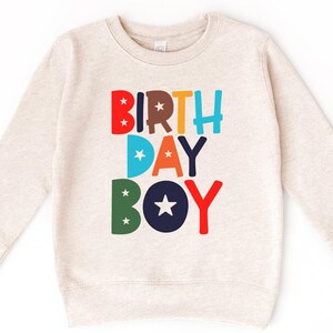 Birthday Boy Kids Sweatshirt - Baby Toddler Youth Birthday - Gift for Birthday Boy - Birthday Kids Outfit - 1st Birthday - 2nd Birthday