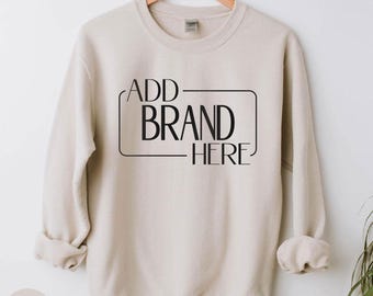Personalized Logo Sweatshirt or Hoodie: Custom Text Design