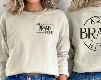 Custom Pocket/Back Logo Sweatshirts/Hoodies, Personalized Logo Sweatshirt, Custom Logo Sweatshirt, Custom Logo Hoodie, Custom Restaurant