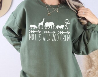 Zoo Crew Sweatshirt: Custom Family Animal Keeper Hoodie