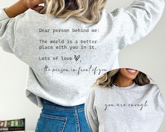You Matter Sweatshirt: Mental Health Awareness, Kindness Gift