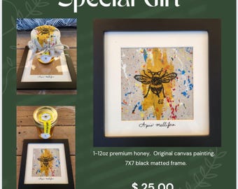 Premium wilde bloemenhoning en speciale geschenken van honing en kunst.