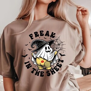 Boo Halloween Ghost shirt, Spooky Season tee, funny halloween shirt, freak in the sheets, cute ghost tshirt, funny halloween gift