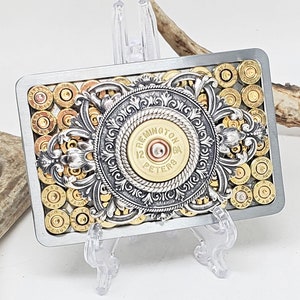 Men&#39;s Belt Buckle - Bullet & Shotshell Rectangle Western Fashion Trophy Buckle for Cowboy Unique Gift for Him Designer Accessories for Men