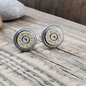 Bullet Cuff Links - Men&#39;s Accessories - BEST SELLER - Groomsmen Gifts - 44 Magnum Cuff Links - Gift for Guy - Gifts Under 30 - Men&#39;s Jewelry