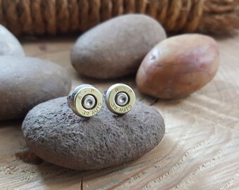 Bullet Studs - Bullet Jewelry - Petite 32 Auto Bullet Earrings - Minimal Jewelry - Jewelry with Bullets - Ammo Earrings - SureShot Jewelry