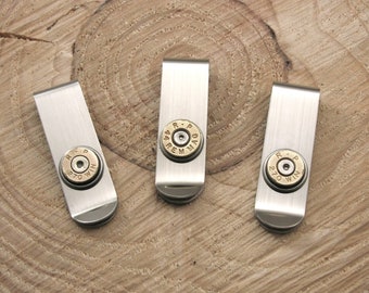 Bullet Money Clip - Men's Accessories - Gifts Under 20 - Gift For Guy/Groomsmen - Slim Style Bullet Money Clip - BEST QUALITY