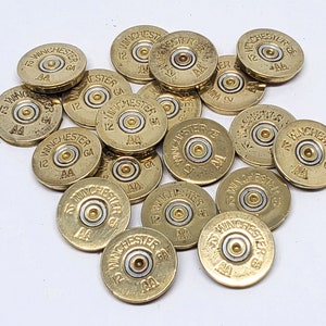 Shotshell Craft Supplies - Genuine 12 Gauge Shotshell Slices - Old Style Winchester AA 12 Gauge - Jewelry Making Supplies - Woodworking
