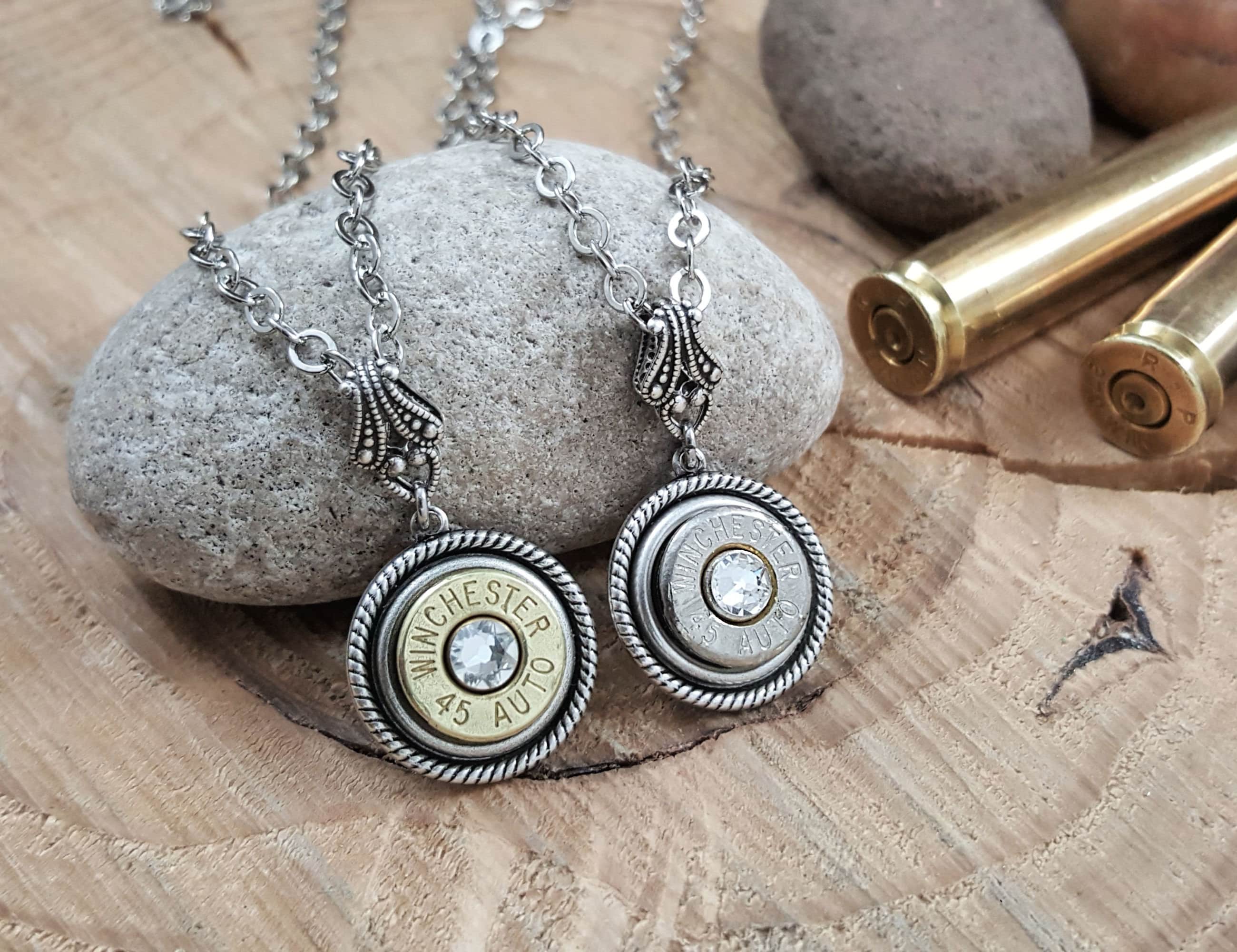 Bullet Jewelry Bullet Necklace BEST SELLER Single Bullet Casing