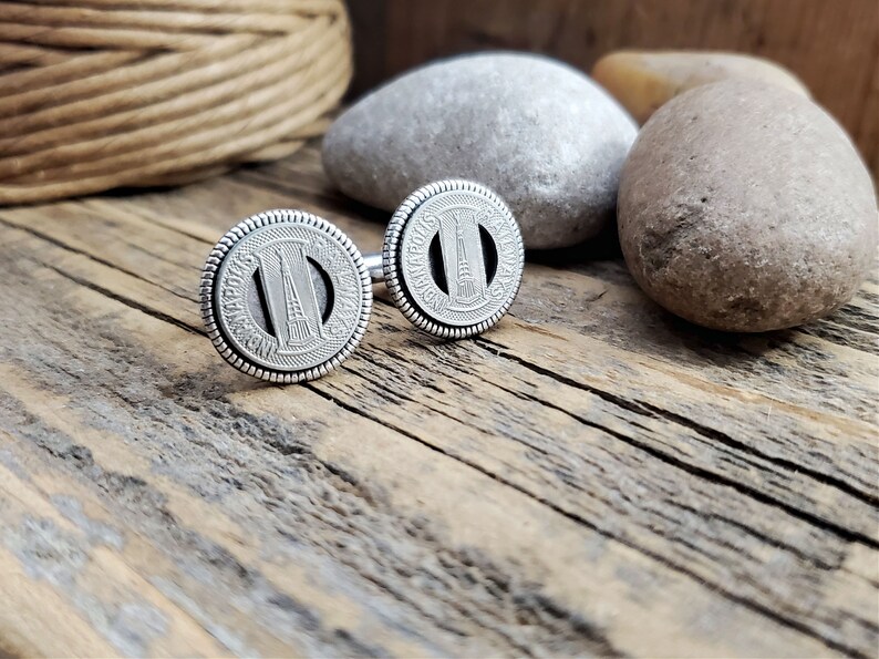 Indiana Coin Jewelry Men/'s Coin Cuff Links Cuff Links Men/'s Fashion Accessories Vintage Indianapolis Railways Men/'s Cuff Links