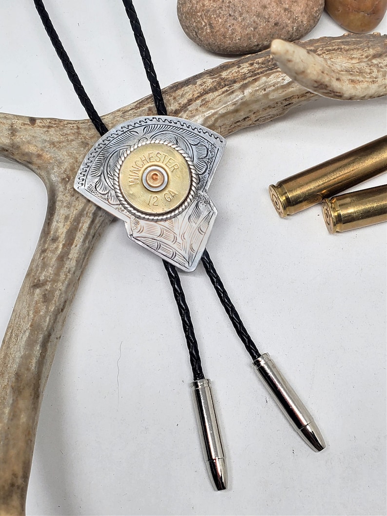 Bolo Bullet Bolo Tie - Western Fashion - Men's Accessories - Handcrafted Shotgun ...