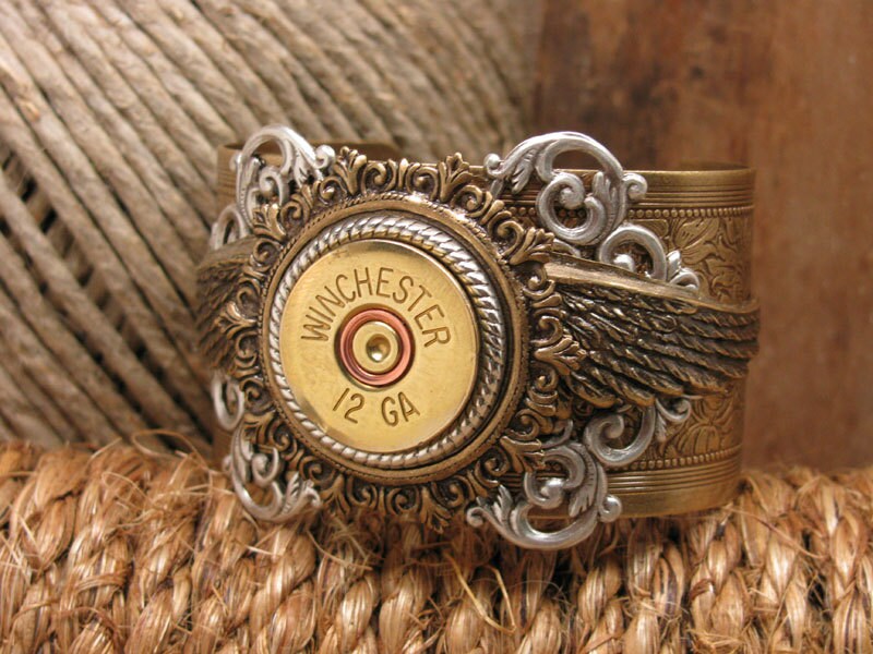 Shotgun Casing Jewelry Bullet Jewelry 12 Gauge Shotgun Etsy