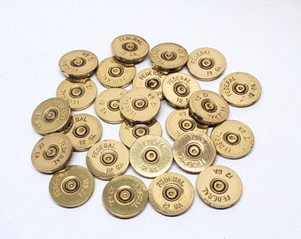 Shotshell Craft Supplies - Genuine 12 Gauge Shotshell Slices - Vintage Federal 12 Gauge - Jewelry Making Supplies - Woodworking