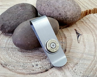 Bullet Money Clip - Brass Bullet Money Clip - Bullet Jewelry - Men's Accessories - Gifts Under 20 - Slim Style Money Clip - BEST QUALITY