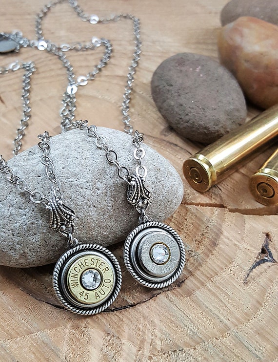 Bullet Jewelry Bullet Necklace BEST SELLER Single Bullet Casing Pendant Necklace Best Quality Prettiest on the Market Etsy UK