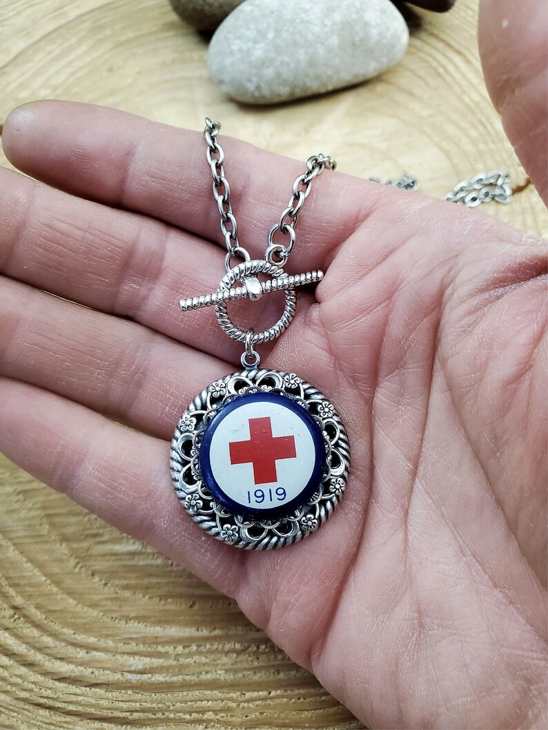 Nursing Necklace for NURSE Authentic American Red Cross - Etsy