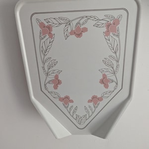 Vintage Floral Mallod Art Deco Mid Century Melamine Tray Made in England
