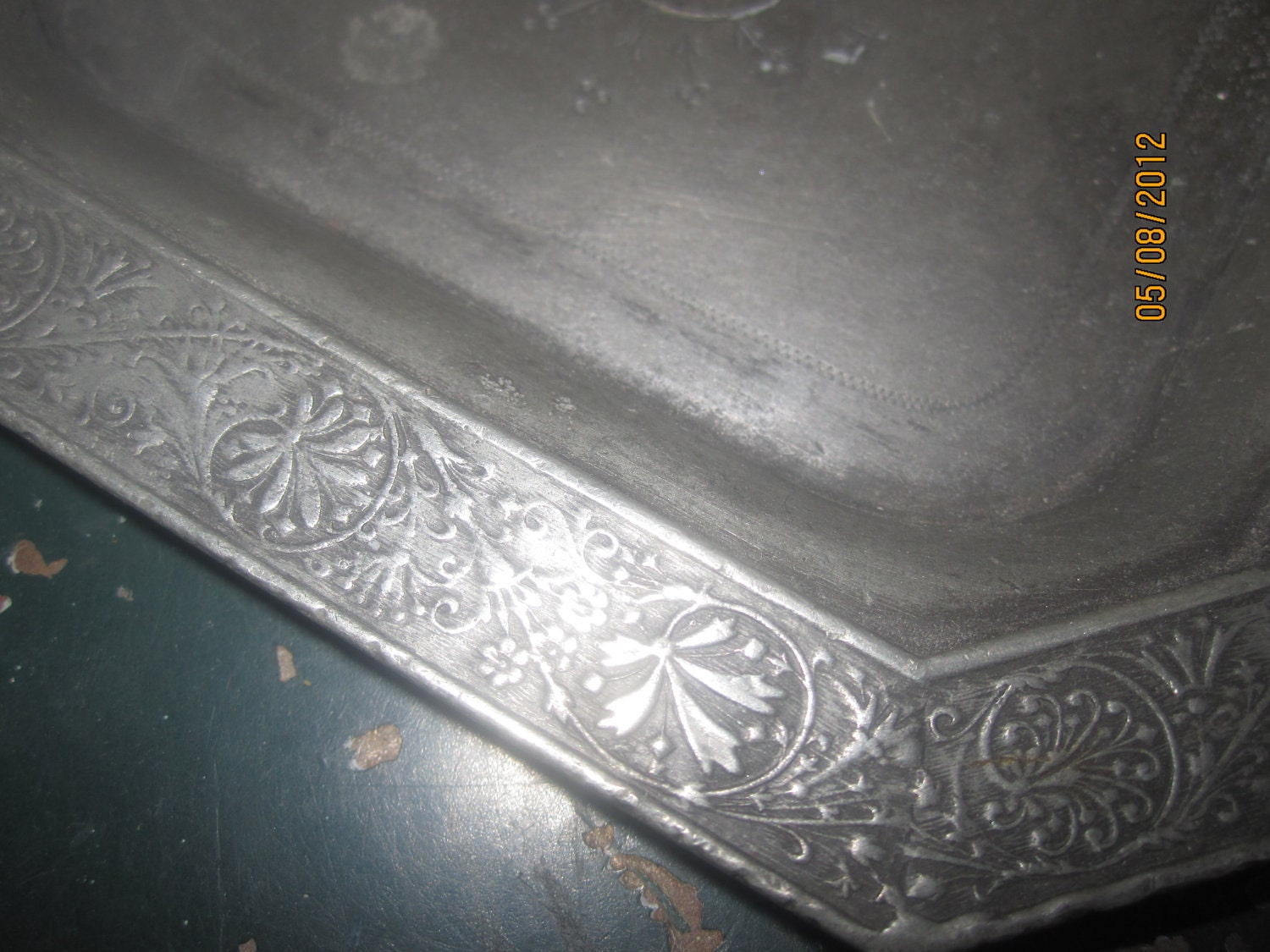 Vintage Ornate Middletown Quadruple Plate Hard White Metal - Etsy