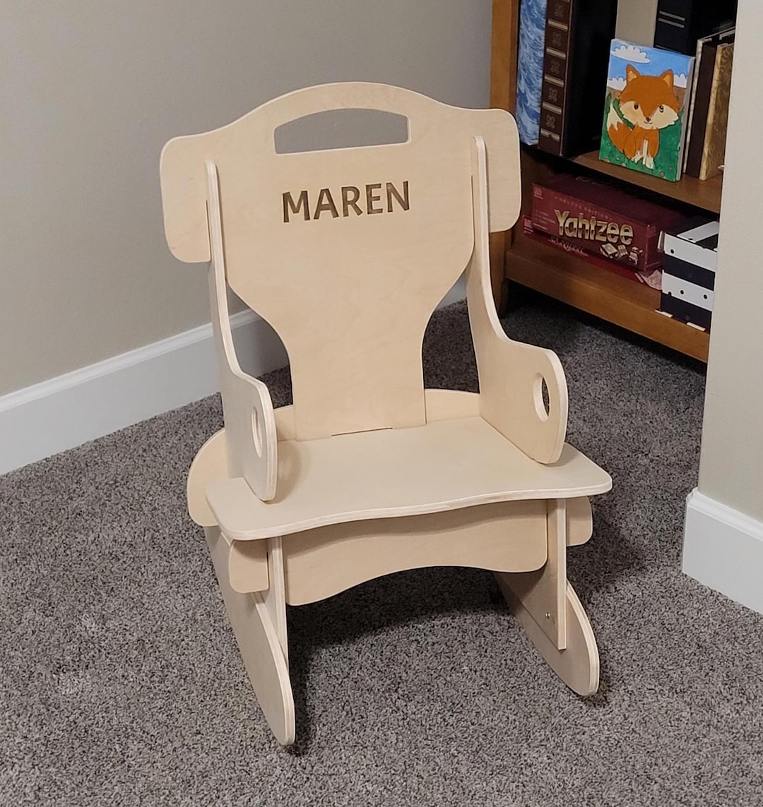 Rocking Chair, Personalized Rocking Chair, Child Size Rocking Chair - Etsy