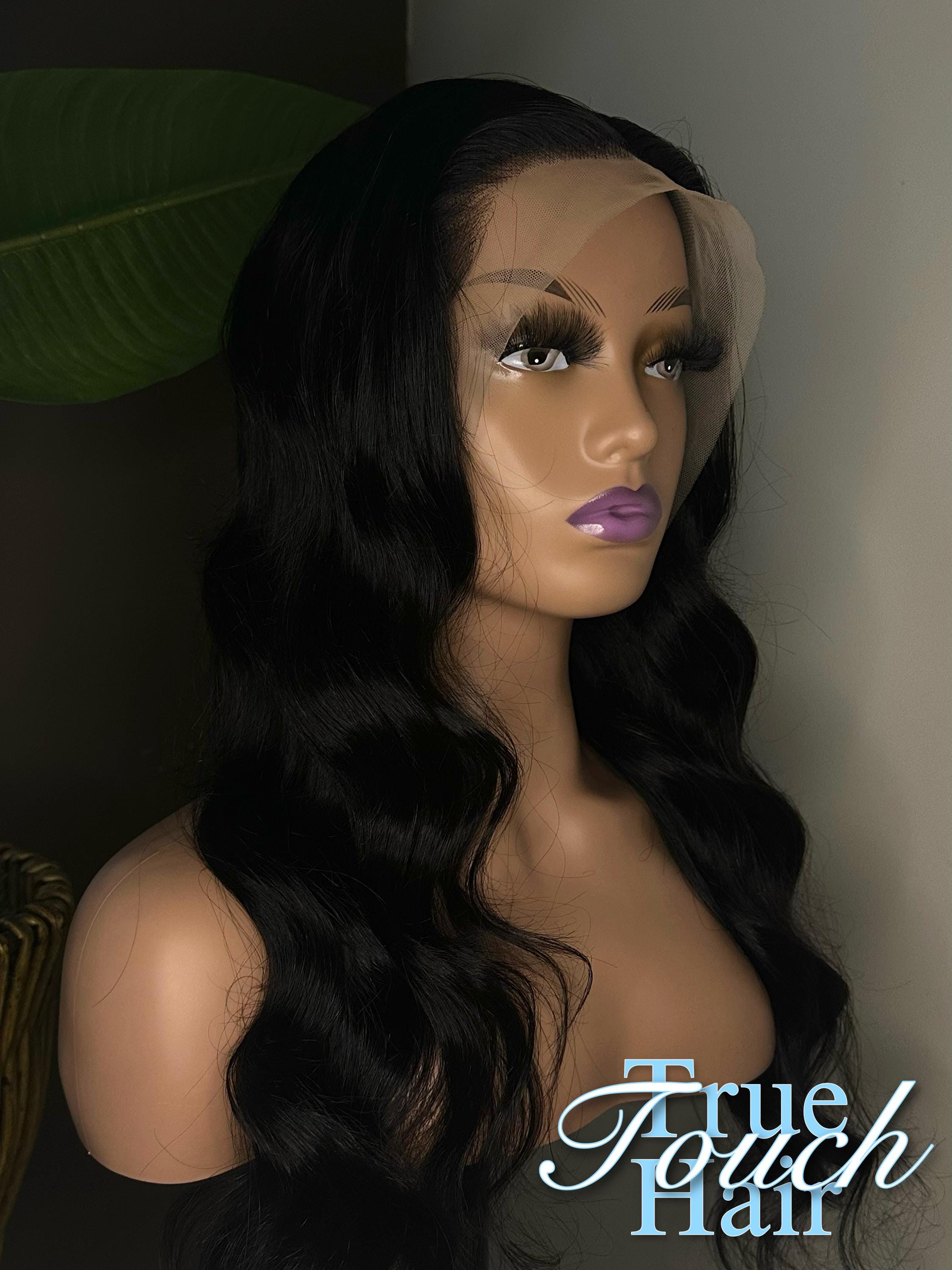 Transparent lace frontal human hair wig, 100% human hair wig, unprocessed hair, body wave wig, 13x4 lace front, human hair lace front