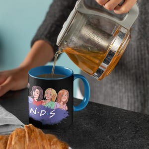 Friends Coffee Mug 11oz & 15oz | Rachel Green | Chandler Bing | Joey Tribbiani | Monica And Ross | Phoebe | Central Perk | Gift For Work
