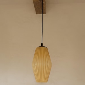 Vintage Italian Glass Pendant Light 1950s
