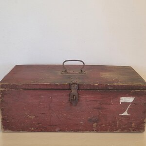 Vintage French Wooden Box. No. 7.