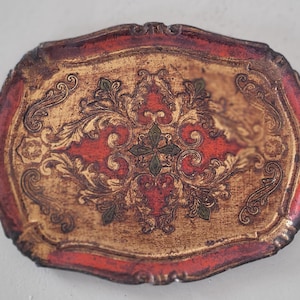 Vintage Italian Florentine Tray