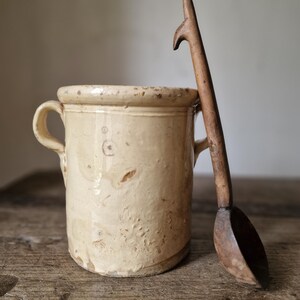 Olla antigua de terracota vidriada para sardinas - Olla para confitar Puglia, principios del siglo XX