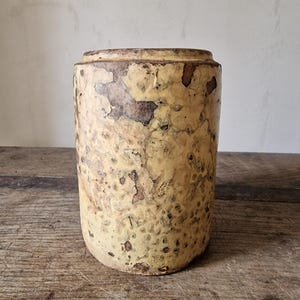Antique Terracotta Pugliese Confit Pot. Italian Ceramics. Sardine Pot 1800s