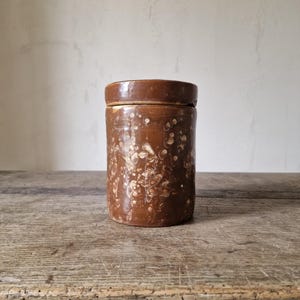 Antique Pugliese Terracotta Confit Pot with Lid - 19th Century