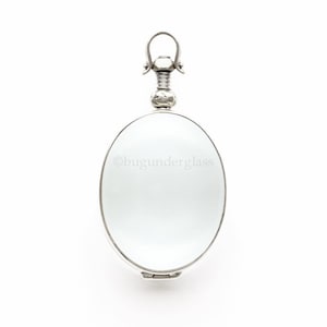 Oval Glass Locket Sterling Silver picture locket #5
