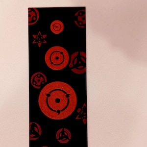 Sharingan 3D Printed Bookmark | Naruto-Inspired Anime Design