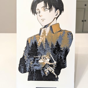 Levi Ackermann | Attack on Titan Schreibtisch/Wand Druck