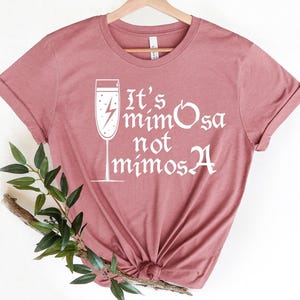 It&#39;s Mimosa Not Mimosa shirt, Wizard Shirt, Best friends shirt, Book reading magic shirt, bookish shirt, gift for reader, vacation shirt