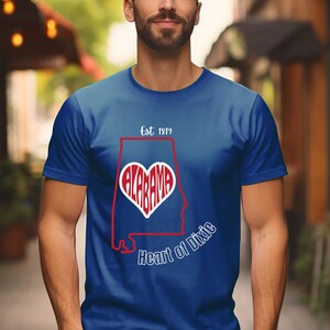 Alabama State Shirt For The Heart of Dixie State T-Shirt Est 1819 Alabama Pride Unisex T-Shirt Fun Travel Tee Alabama Resident Gift Tourist