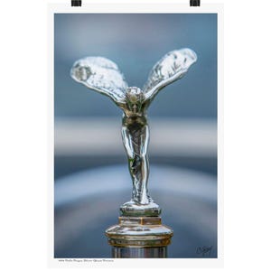 Vintage Car Matte Vertical Posters, Rolls-Royce Silver Ghost Riviera Print, Home Decor Wall Art, Classic Car Lover Gift, Antique Vehicle