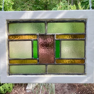 Antique stained glass panel, antique glass, architectural window glass, old glass panels, antique windows, antique leaded glass, 010