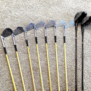 035- Jug Mcspaden Hexagonal Shaft Golf Set: Wilson Irons, Rivolta Woods-035