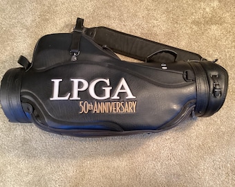 Bolsa de golf del 50.º aniversario de la LPGA, Louise Suggs Woods, zapatos de golf de alta costura
