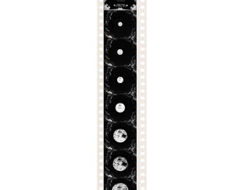 Movie Bookmark Gift for Movie Lover Bookmark with Movie Images Double Sided High Quality Made From Real 35mm Film: Trip to the Moon