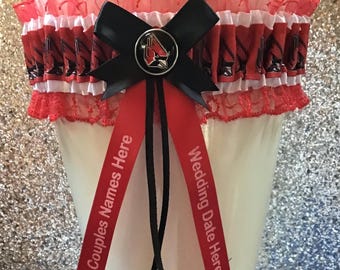 Ball State Cardinals Personalised Wedding Prom Garter