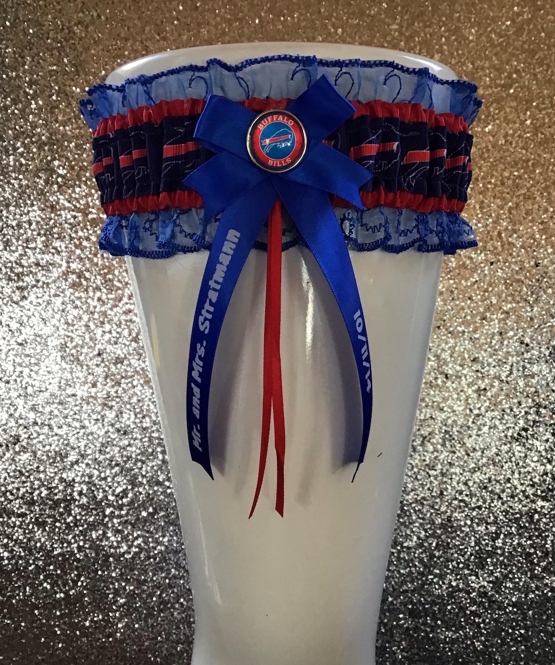 Buffalo Bills Personalised Wedding Prom Garter - Etsy