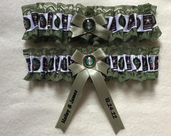 Liga y conjunto de liga para lanzar personalizados del Ejército de los Estados Unidos para bodas y graduaciones