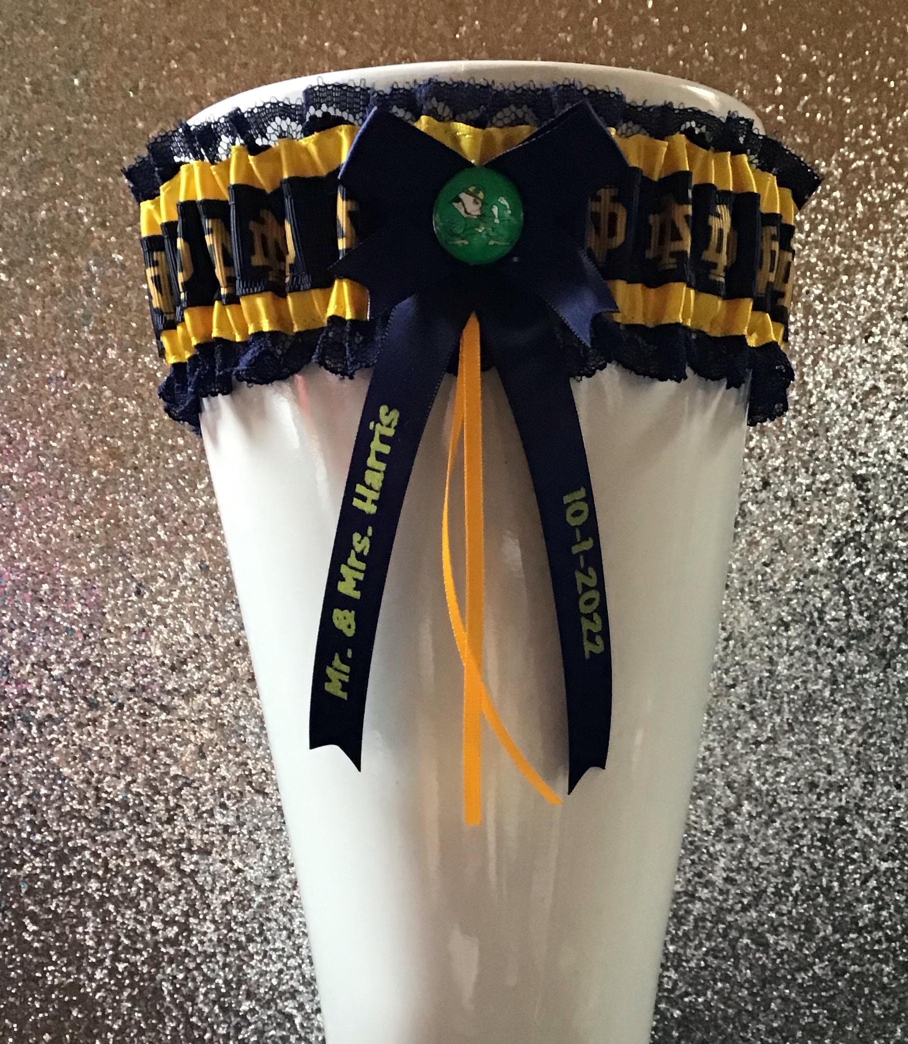 Notre Dame Garter - Etsy Notre Dame Garter - Etsy