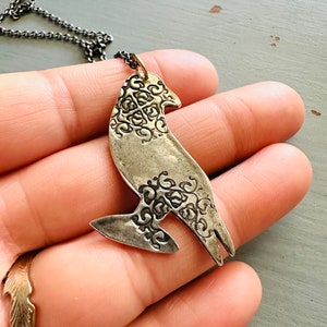 sterling silver Camus quote raven pendant necklace . inspirational life quote necklace . talisman jewelry by peacesofindigo